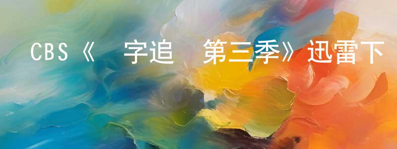 陳麗棠發布CBS《數字追兇第三季》迅雷下載/在線觀看/百度云-犯罪/歷史載-美劇天堂